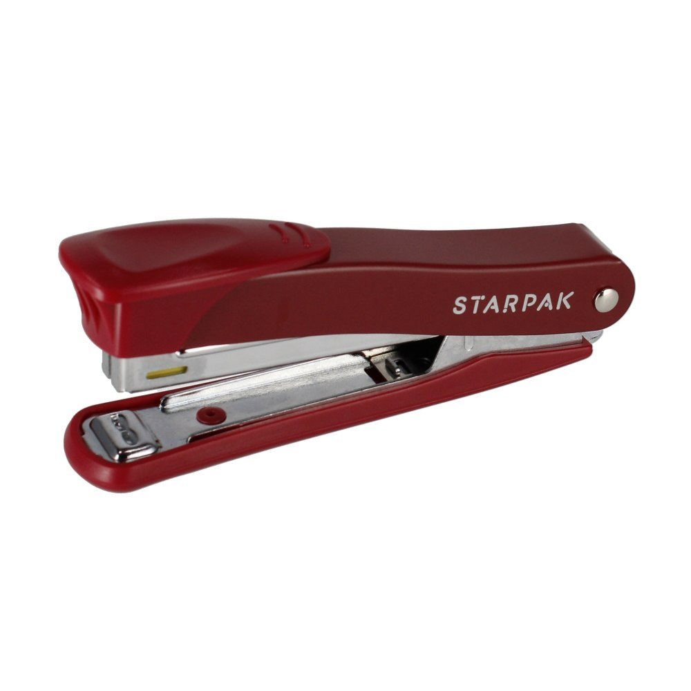 METAL STAPLER 12K BORDEAUX STARPAK 465147